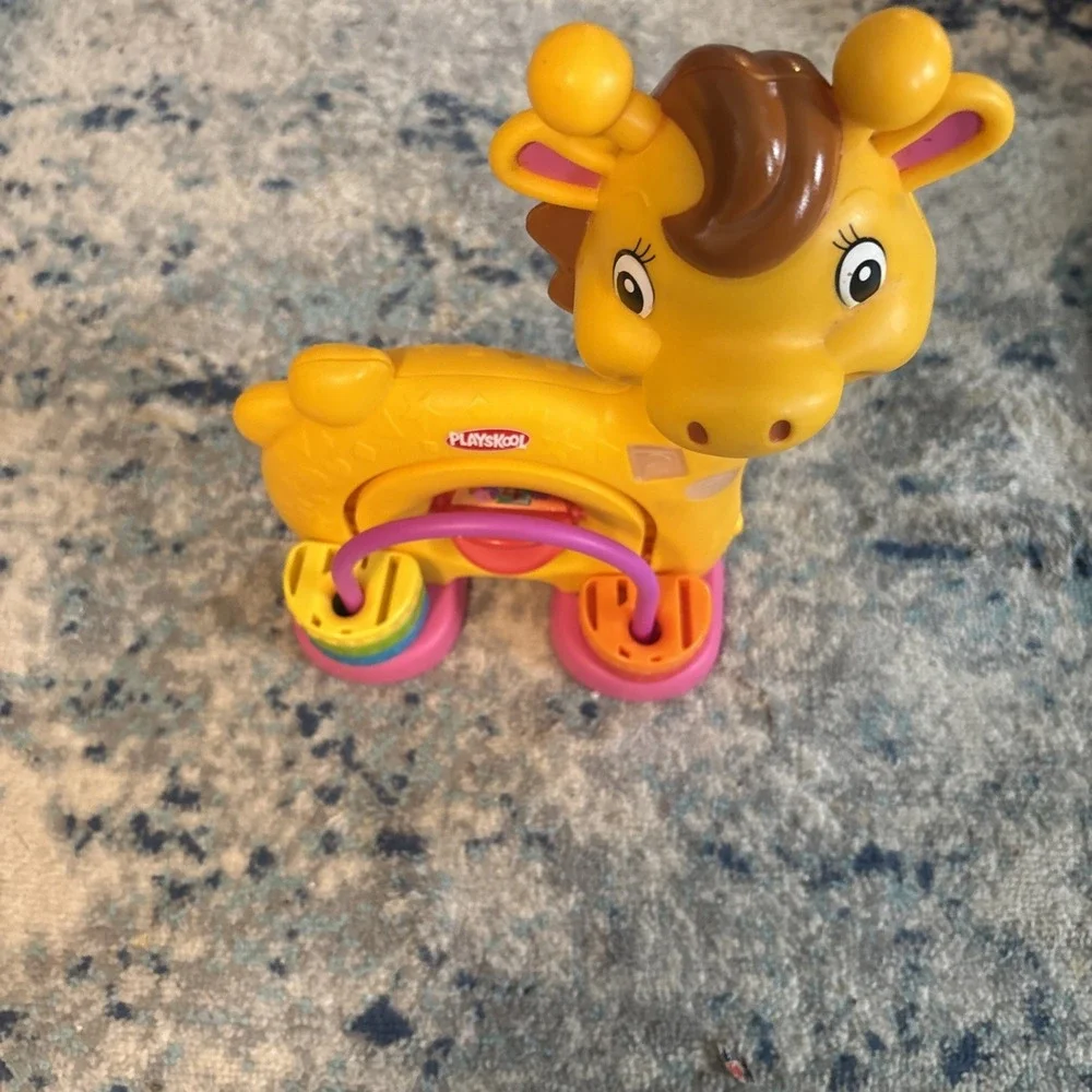 2012 Hasbro Playskool Learnimals Giraffe Count/Colors/Shapes Sound Light
